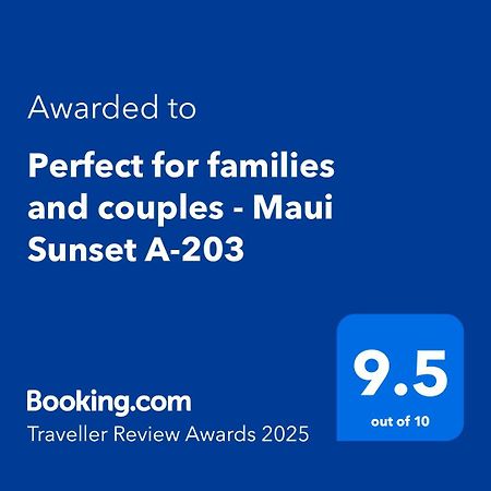 Perfect For Families And Couples - Maui Sunset A-203 Lägenhet Kihei Exteriör bild